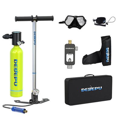 China Under water sport DEDEPU 1L diving cylinder with inflation pump for promotion for sale