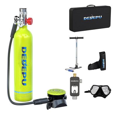 China Portable Under Water Sport Diving Equipment DEDEPU 1L Cylinder Air Full Tank Set for sale