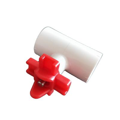 China Easily Assembled Automatic Poultry Water Drinker Feeder Cups Of Best Seller And Red Threaded Nipple Poultry Water Drinker for sale