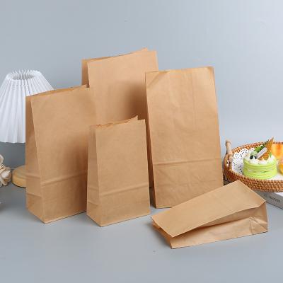 China Offset Printing Recyclable Brown Paper Packaging For Food Kraft Coffee Bag for sale