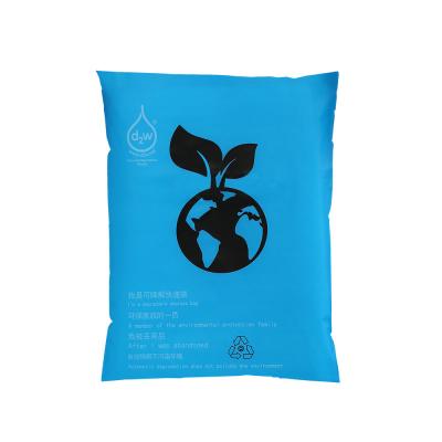 China Self Adhesive Sticker Biodegradable Delivery Bags Cornstarch PLA Bag for sale