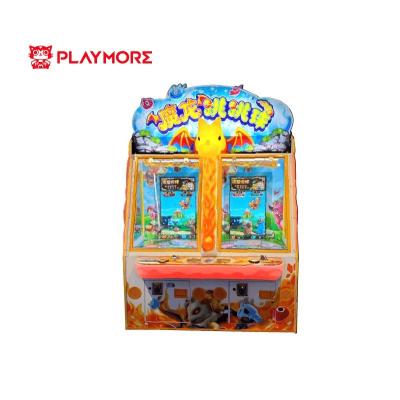 China Van het de Loterijspel van de sprongvuurbol van de de Machinedaling de Bal Mechanisch Arcade Machine 2 Speler Te koop