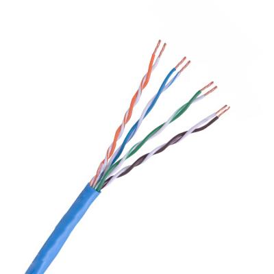 China Best Price Cat5e 305m 4pair PVC/LSZH Stranded Rj45 Bare Copper Networking UTP Lan Ethernet Cable Cat 5 Cat6 for sale