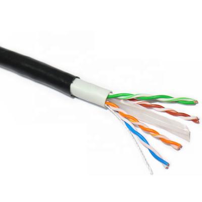 China Outdoor Cat 6 Wire Cat LAN Cable Internet 4 FTP Cat6 PAIRS 23AWG UTP for sale