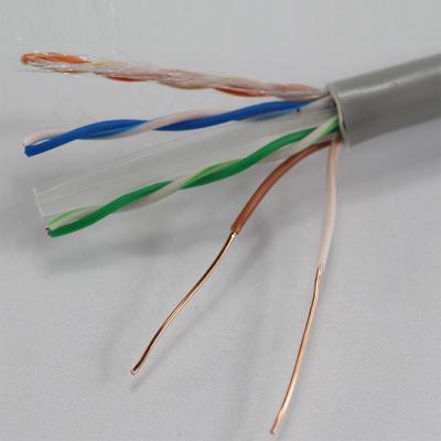 China Copper core insulated electrical wires UTP cat6 cable for mobile and communication for sale