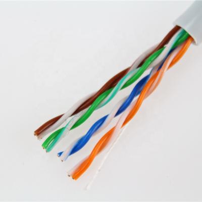 China PVC Lan 4 Pair 24Awg Twisted Wire Utp High Quality Cable Cat5e for sale