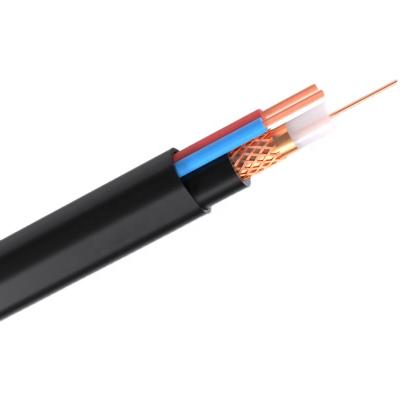 China Copper/CCA/CCS CCTV Camera RG59 Bare Cable High Quality Siamese Security Camera Coaxial Cable RG59+2C for sale