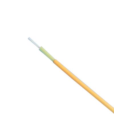 China Indoor Communication 0.9mm Singlemode Simplex Strained Shielded Fiber Optic Distribution Cable Indoor for sale