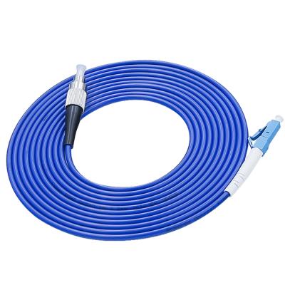 China SC/APC Quick Connector to FC/UPC Armored Fiber Optic Patch Cord Fiber Optic Patch Cord for sale