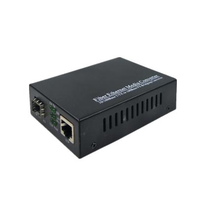 China Industrial FTTH FTTB FTTX 1 network 10/100/1000M fiber SFP 1 port ethernet rj45 media converter for sale