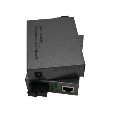 China Wholesale OEM Fiber Media Converter FTTH FTTB FTTX Network Single Mode Single Mode Media Converter for sale