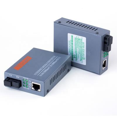 China Ftth FTTH 10/100/1000M WDM Gigabit Ethernet Fiber Optic Media Converter for sale