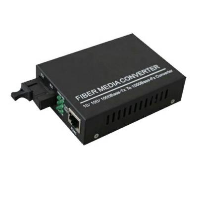 China FTTX 10/100/1000m SM or MM ST/SC/FC Media Converter High Quality Fiber Optic Gigabit for sale