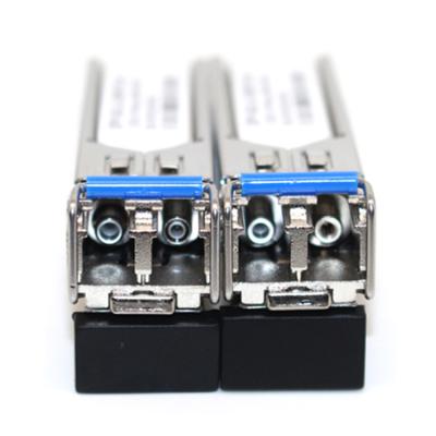 China Hot Selling FTTH FTTxFTTB Network 1.25G 1550nm 80KM Dual Fiber LC SPF Optical Fiber Transceiver for sale