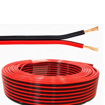 China Car Factory Price Flat Ribbon 1.5mm 2.5mm Red Black Speaker Cable Audio Cable 100M for sale