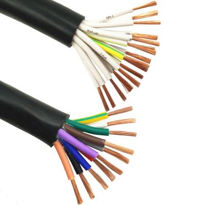 China Copper 450/750v 101core Industrial Flexible Control Cable KVV/KVV22/KVVP/KVVR/KVVRP Cable for sale