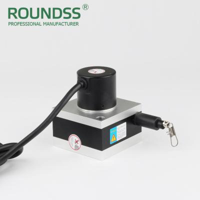 China Linear speed sensor rongde 1500mm analog output printing textile machine twine suction wire rope displacement sensor for sale