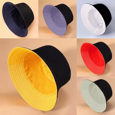 China Sun Protection Wholesales Double Sided Wear Wide Brim Plain Custom Embroider Reversible Fisherman Bucket Caps Waterproof Sun Protection Hats for sale