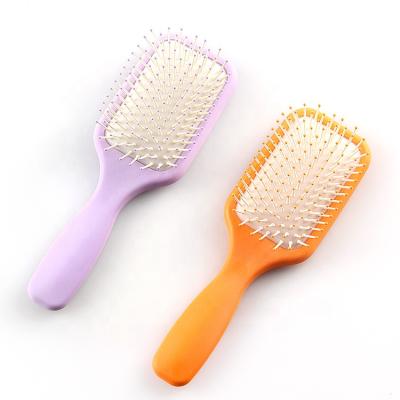 China Professional Anti-Static Paddle Cushion Pad Hair Scalp Massager Airbag Hair Brush Comb Rubber Hair Brush For Hairdressing Styling Tool for sale