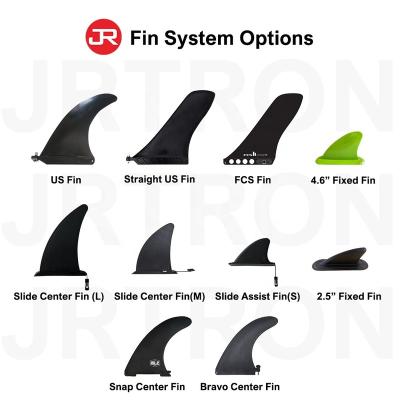 China USA Unisex Detachable Flip Fins Slide Jrtron Snap Fins For ISUP Paddle Boards for sale