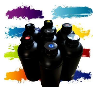 China Indoor Outdoor Printing Inkjet Printer Led UV Ink For Gen5 CE4 Printhead for sale