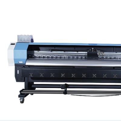 China Indoor Outdoor Advertisement YF-3200D Environmental Plotter 3.2m Latex Screen Printer Use Latex Ink For Fabric Stretch sheet foto model use DX5 heads for sale