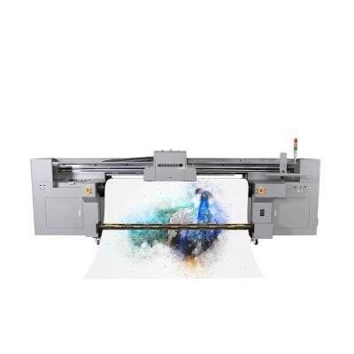 China Factory Fortune YF-2200G Hybrid UV Printer With Roll and Flatbed System for Leather Printing for sale