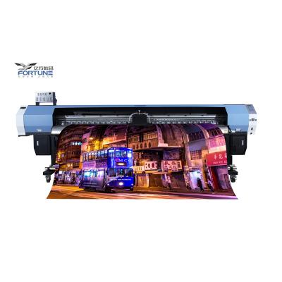 China Flex Banner Fortune Epson Led 3.2m Large Format UV Label Digital Roll To Roll Inkjet Printer Price for sale