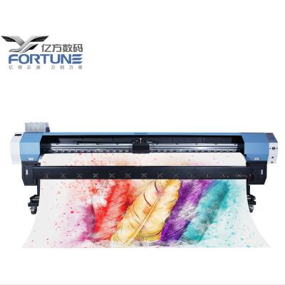 China 3.2m advertising fortune large format eco-solvnet indoor outdoor printer with Epson DX5 head print for flex banner, vinyl for sale