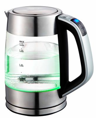 China 360 Degree Glass Base Water Anti-scalding Kettles Multifunctional Auto Rotate Health Electric Pot for Boiling Water Tea for sale