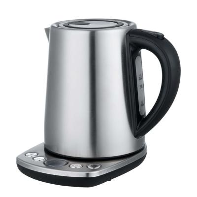 China 360 Degree Stainless Steel Digital Rotating Base Electric Kettle with Heat Preservation Function and Temperature Selection Function for sale