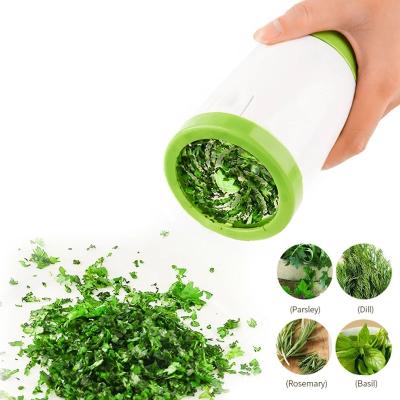 China Amazon Manual Herb Grinder Sustainable Hot-selling Rosemary Spice Mill Parsley Shredder Vegetable Pepper Grinder for Kitchen for sale