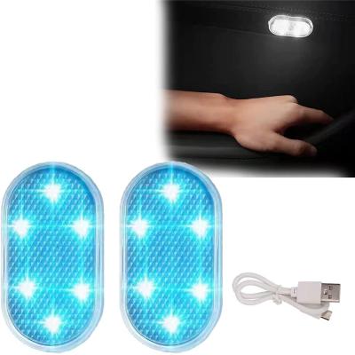 China Magnetic Waterproof Anti-Collision Car Alarm Warning Light LED Signal Strobe Lamp Alarm Door Open Contact Switch Car Interior Lights for sale