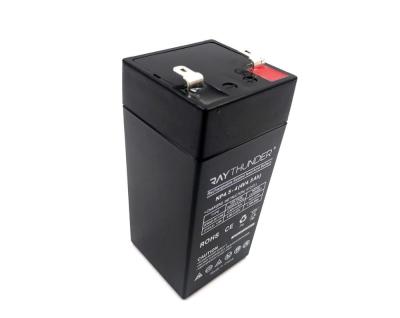 China Non-spillable Construction Sealed Lead Acid Battery 4V4.5AH For Emergency Light/Alarm System/LED Light for sale