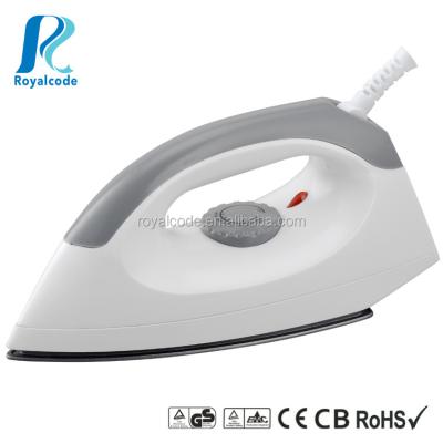 China Mini aluminum plastic dry iron with good quality and light weight, checkers can change to stainless steel/ceramic non-stick/, 1000-1200w for sale