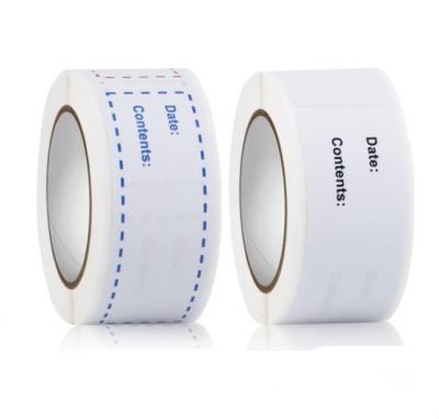 China Custom Waterproof Food Date Label Stickers Create Your Own Label Stickers for sale