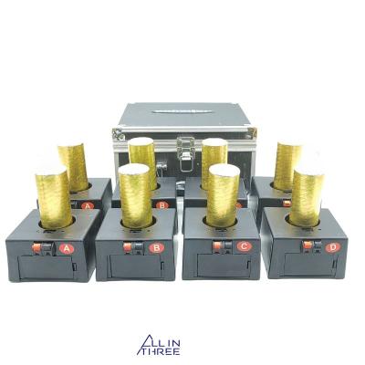 China Amazing Effect Allinthree Supply 8 Replicas Ice Cold Fountain Pyrogen Fireworks Firing System Machine For Wedding for sale