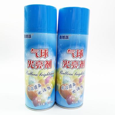 China Allinthree Supply 450ml Reusable Balloon Decoration Brightener Spray For Glossy Latex Balloon for sale