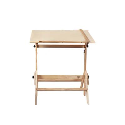 China 2021 Good Quality Wooden Angle Easel Adjustable Pine Studio Sketch Painting Table for Sketching and Drawing for sale