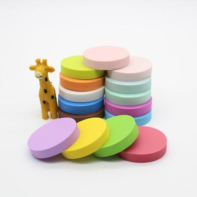 China Office gum 2021 TOP selling round lnk pad colorful rubber stamp lnk protection lnk pad for sale