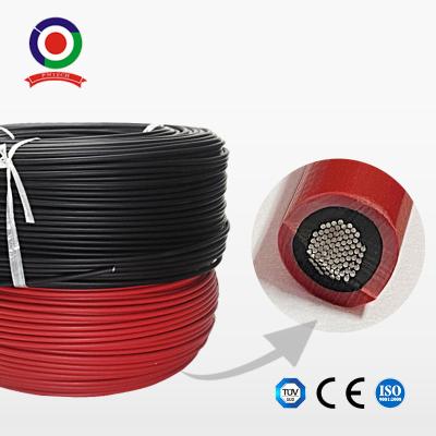 China 1500V XLPO Photovoltaic 6mm2 Solar Panel Cable EN50618 H1z2z2-K for sale