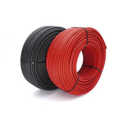 China Condutor interno DC Solar Cable Black/cabo distribuidor de corrente fotovoltaico vermelho 6mm2 à venda