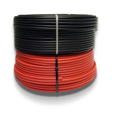 Chine Cable de système photovoltaïque solaire hybride noir / rouge Cable photovoltaïque solaire 6 mm2 Pour panneau solaire à vendre