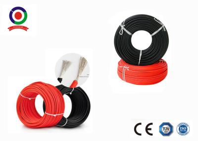 China Cable solar del picovoltio del aislamiento doble, cable solar resistente frío TUV de 4m m DC aprobado en venta