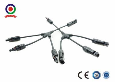 China Conector de rama solar bajo de la emisión de humo 1000VDC con el cable solar 4mm2 en venta