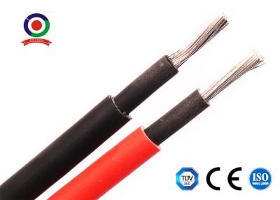 China El doble aisló el conductor de cobre estañado cable solar de 4m m DC para los paneles solares en venta