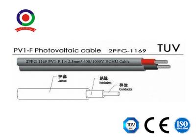 China Pv1-F 1 Verpakking van de Draad Photovoltaic Draad 100m/Broodje van X 4mm2 de Elektrogelijkstroom Zonne Te koop