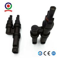 China Un par de conectores de cable compatibles de rama de T para los paneles solares y los sistemas del picovoltio en venta