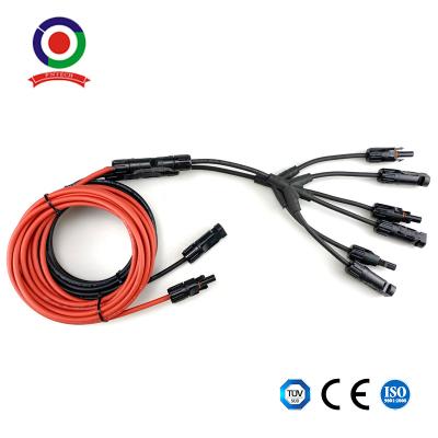 중국 12AWG PV Wire Connector UV Resistance Solar Panel Extension Cable With TUV 판매용