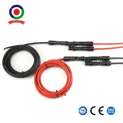 Κίνα 12awg 4mm2 ηλιακό καλώδιο επέκτασης καλωδίων μαύρο κόκκινο ηλιακό με το σακάκι XLPE προς πώληση